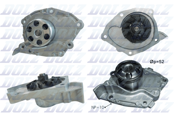 8430632182348 | Water Pump, engine cooling DOLZ r234