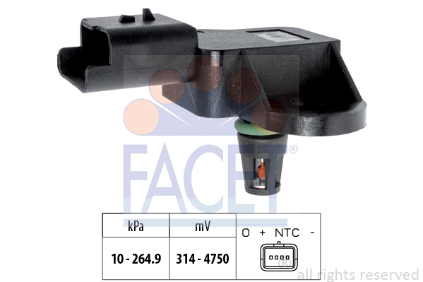 8012510026793 | Air Pressure Sensor, height adaptation FACET 10.3137