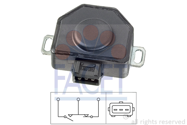 8012510076347 | Sensor, throttle position FACET 10.5078