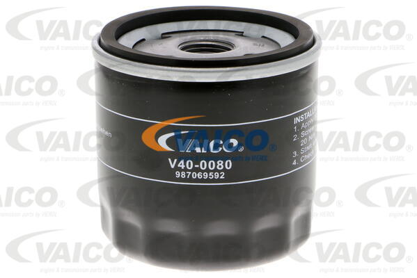 4046001295270 | Oil Filter VAICO V40-0080
