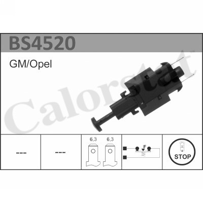 3531650014002 | Brake Light Switch CALORSTAT by Vernet BS4520