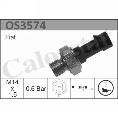 3531650013784 | Oil Pressure Switch CALORSTAT by Vernet OS3574