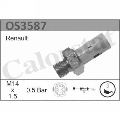 3531650022038 | Oil Pressure Switch CALORSTAT by Vernet OS3587