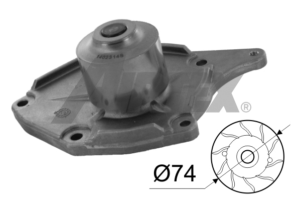 8435013817994 | Water Pump, engine cooling AIRTEX 1746