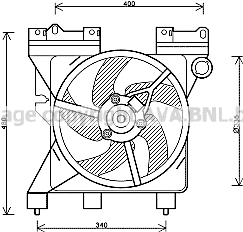 4045385105779 | Fan, radiator AVA QUALITY COOLING cn7547