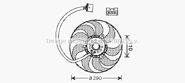 4045385227495 | Fan, radiator AVA QUALITY COOLING vn7522