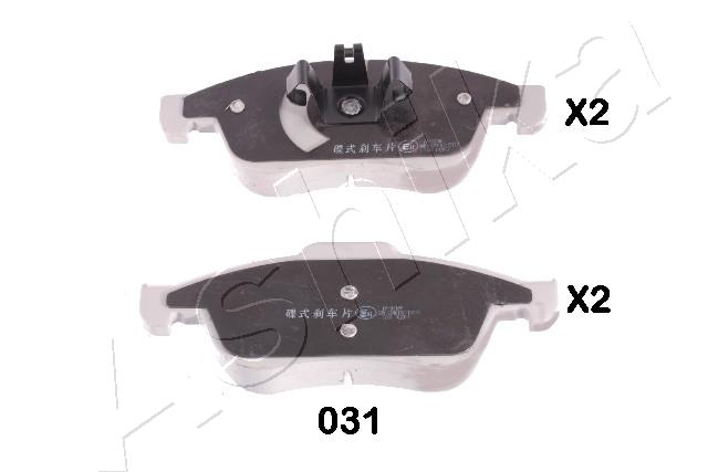 8033001839111 | Brake Pad Set, disc brake ASHIKA 50-00-031