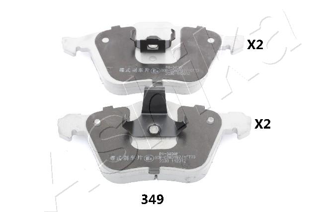 8033001796315 | Brake Pad Set, disc brake ASHIKA 50-03-349