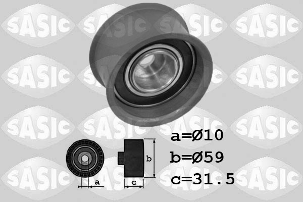 3660872430328 | Deflection/Guide Pulley, timing belt SASIC 1706083