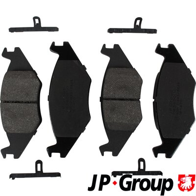 5710412124045 | Brake Pad Set, disc brake JP GROUP 1163600110