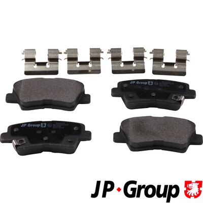5714267097820 | Brake Pad Set, disc brake JP GROUP 3563701110