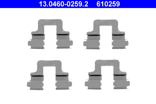 4006633209748 | Accessory Kit, disc brake pad ATE 13.0460-0259.2