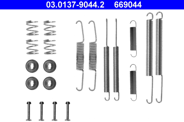 4006633340427 | Accessory Kit, brake shoes ATE 03.0137-9044.2