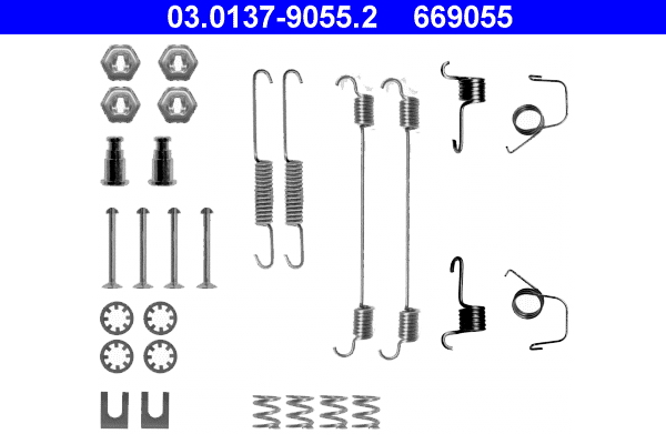4006633098076 | Accessory Kit, brake shoes ATE 03.0137-9055.2