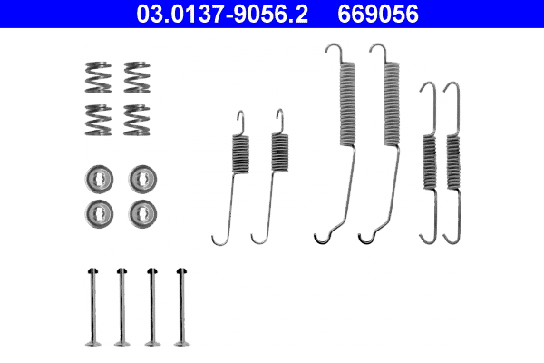 4006633098090 | Accessory Kit, brake shoes ATE 03.0137-9056.2