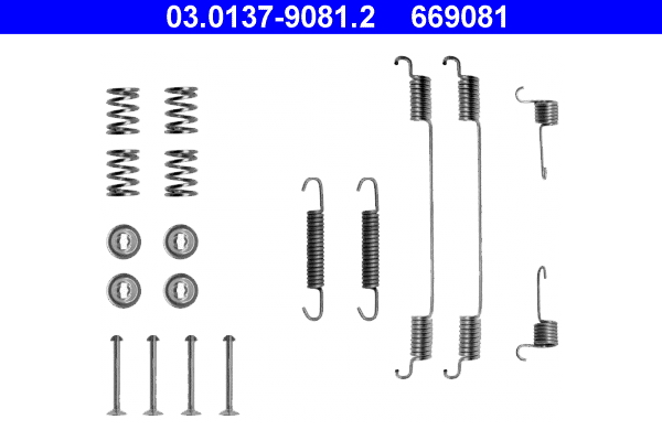 4006633132114 | Accessory Kit, brake shoes ATE 03.0137-9081.2