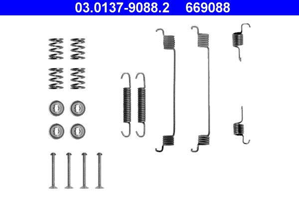 4006633120258 | Accessory Kit, brake shoes ATE 03.0137-9088.2