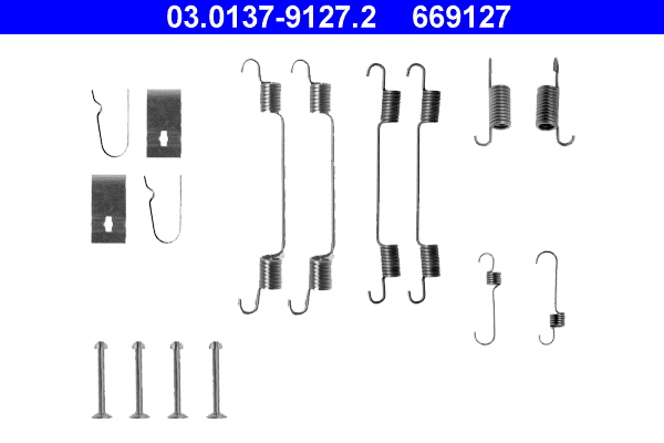 4006633134781 | Accessory Kit, brake shoes ATE 03.0137-9127.2