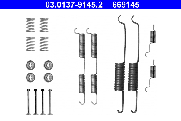 4006633138789 | Accessory Kit, brake shoes ATE 03.0137-9145.2
