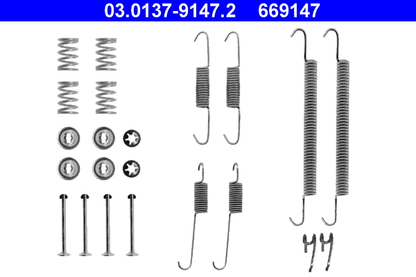 4006633138512 | Accessory Kit, brake shoes ATE 03.0137-9147.2