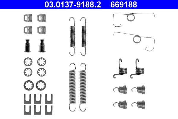 4006633273343 | Accessory Kit, brake shoes ATE 03.0137-9188.2