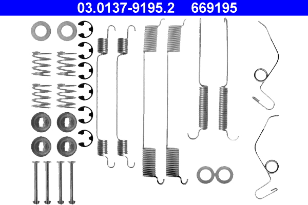 4006633279987 | Accessory Kit, brake shoes ATE 03.0137-9195.2