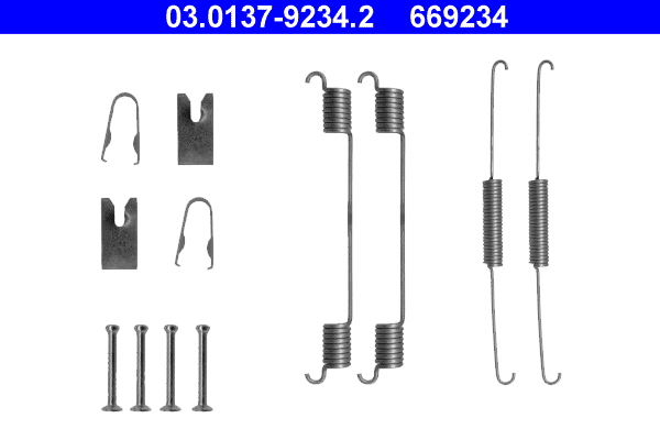 4006633072731 | Accessory Kit, brake shoes ATE 03.0137-9234.2
