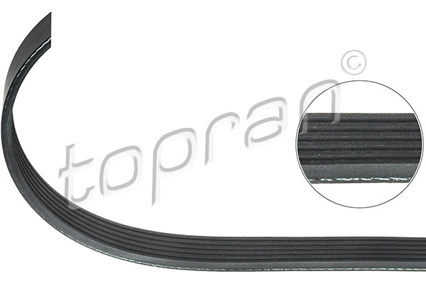 V-Ribbed Belt TOPRAN 206 252