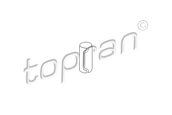 Sleeve, control arm mounting TOPRAN 200 509