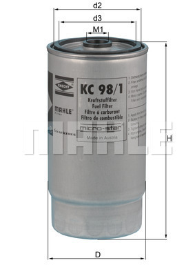 4009026101339 | Fuel filter KNECHT KC 98/1