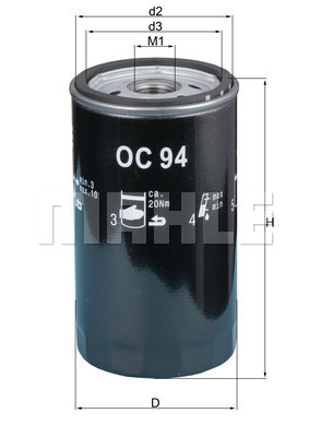 4009026005958 | Oil Filter KNECHT OC 94