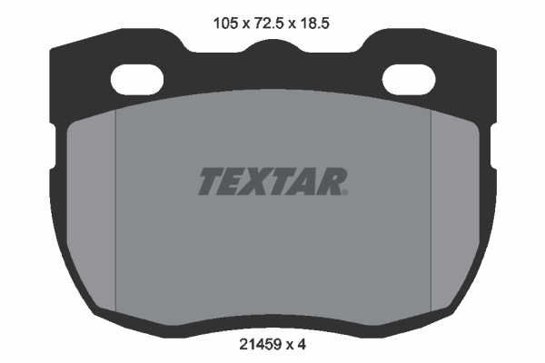 4019722197109 | Brake Pad Set, disc brake TEXTAR 2145901