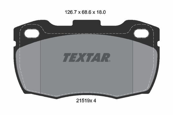 4019722197321 | Brake Pad Set, disc brake TEXTAR 2151901