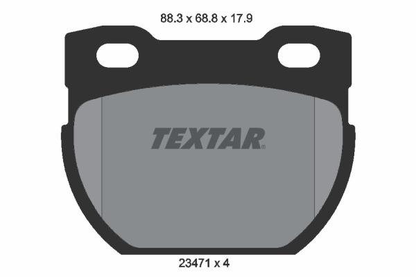 4019722291517 | Brake Pad Set, disc brake TEXTAR 2347103