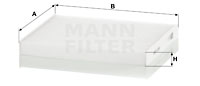 4011558007959 | Filter, interior air MANN-FILTER cu 17 001