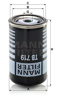 4011558653309 | Air Dryer Cartridge, compressed-air system MANN-FILTER tb 719