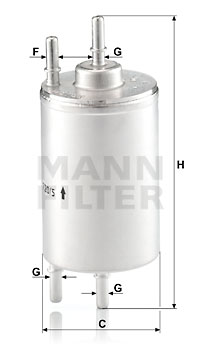 4011558965204 | Fuel filter MANN-FILTER WK 720/5