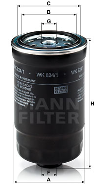 4011558948405 | Fuel filter MANN-FILTER WK 824/1