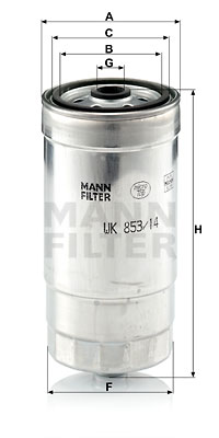 4011558937607 | Fuel filter MANN-FILTER wk 853/14