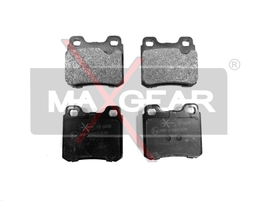 5907558528916 | Brake Pad Set, disc brake MAXGEAR 19-0405