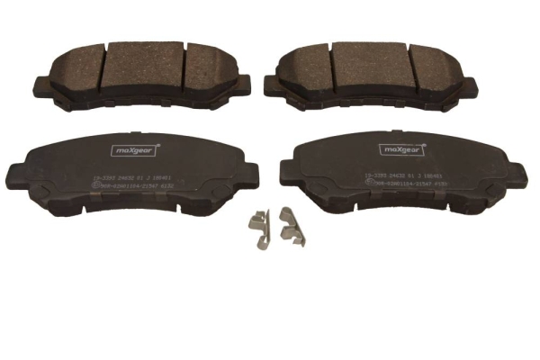 5902659761675 | Brake Pad Set, disc brake MAXGEAR 19-3393