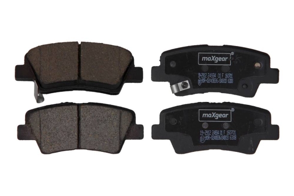 5901619590904 | Brake Pad Set, disc brake MAXGEAR 19-2912