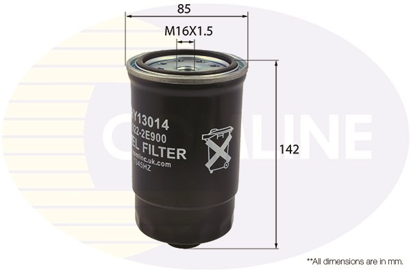 Fuel filter COMLINE CHY13014