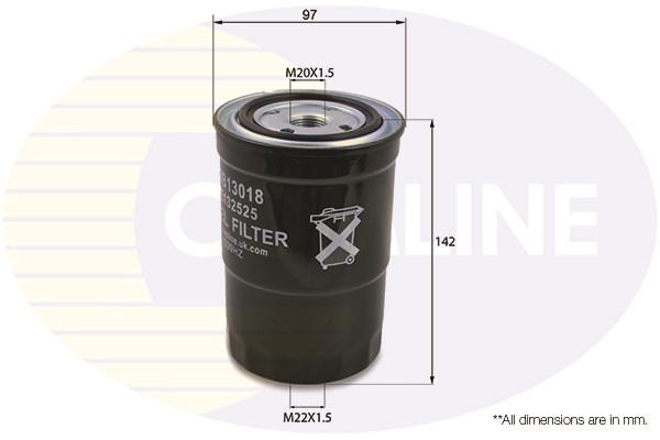 Fuel filter COMLINE CMB13018