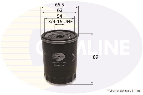 Oil Filter COMLINE CNS11216