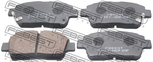 4056111092812 | Brake Pad Set, disc brake FEBEST 0101-NCP20F