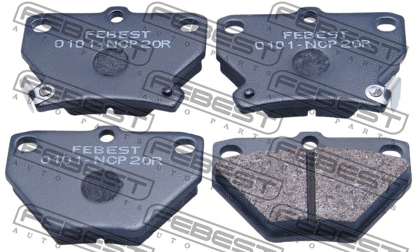 4056111088099 | Brake Pad Set, disc brake FEBEST 0101-NCP20R