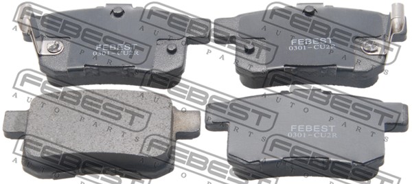 4056111093574 | Brake Pad Set, disc brake FEBEST 0301-CU2R