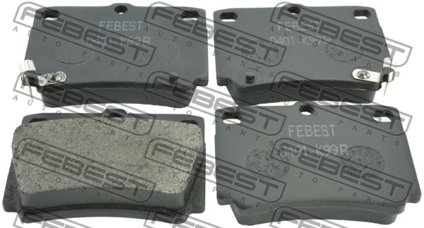 4056111104119 | Brake Pad Set, disc brake FEBEST 0401-K99R