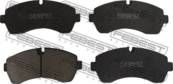 4056111143101 | Brake Pad Set, disc brake FEBEST 1601-906F
